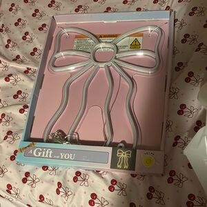 Pink Bow Neon Light